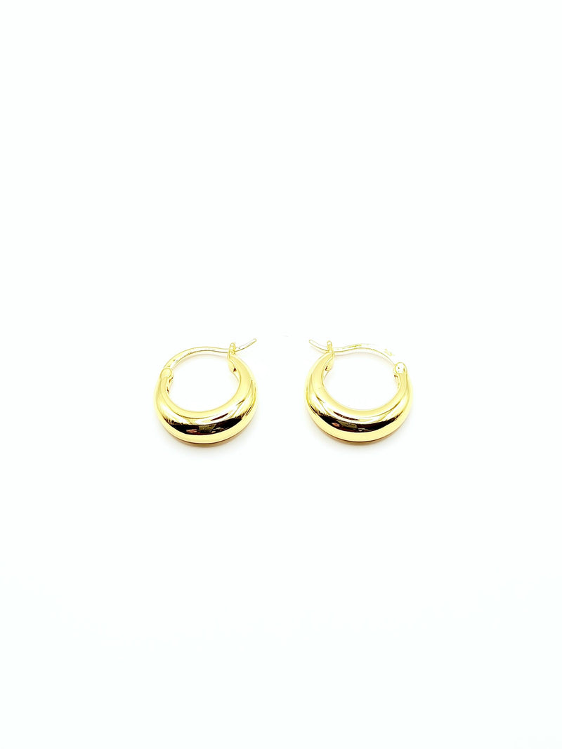 Smooth Gold Hoops