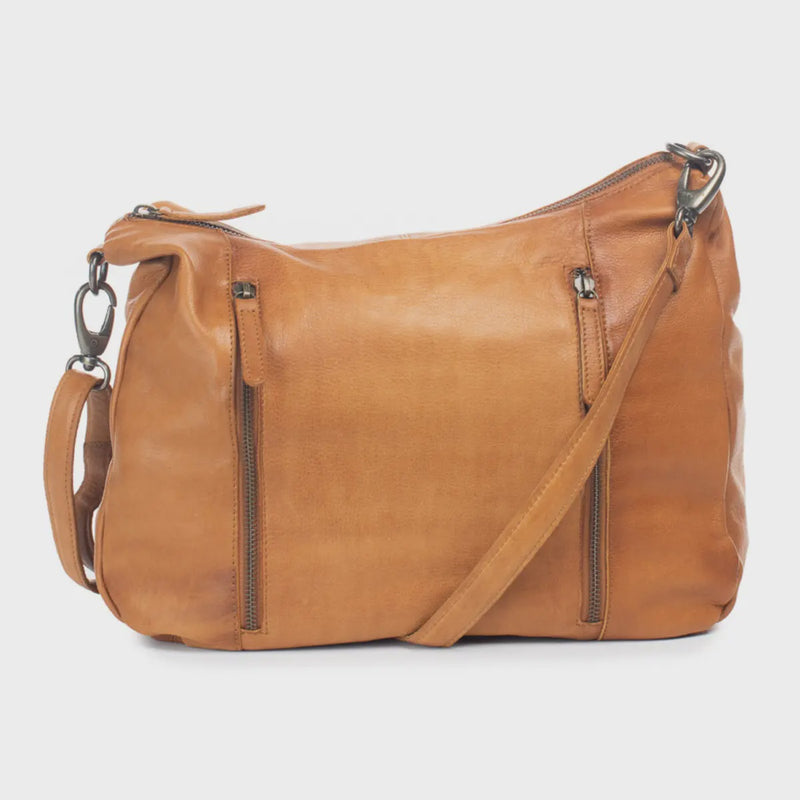 Poppy Leather Bag - Tan
