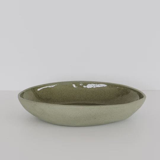 Ceramic Large Bowl - Sage