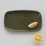 Ceramic Rectangle Platter - Sage