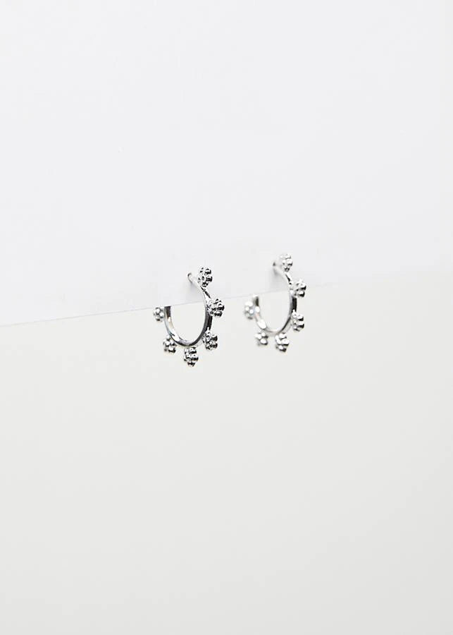 Cluster Hoop Earrings