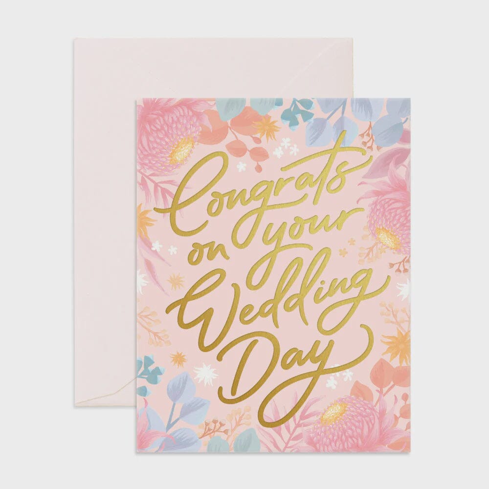 Congrats on your Wedding Day Card Cards Fox and Fallow 