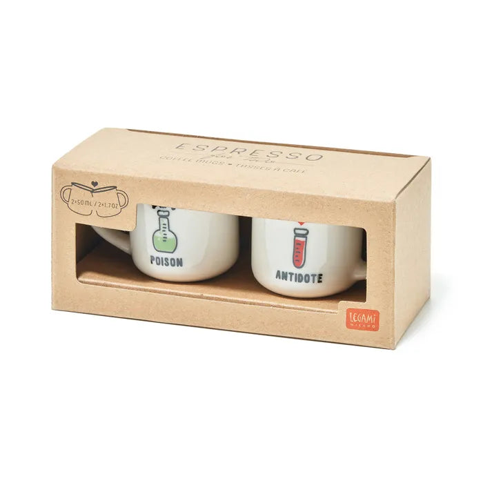 Espresso Mini Mug Set - Poison & Antidote