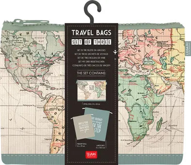 Travel Pouches - Set of 3