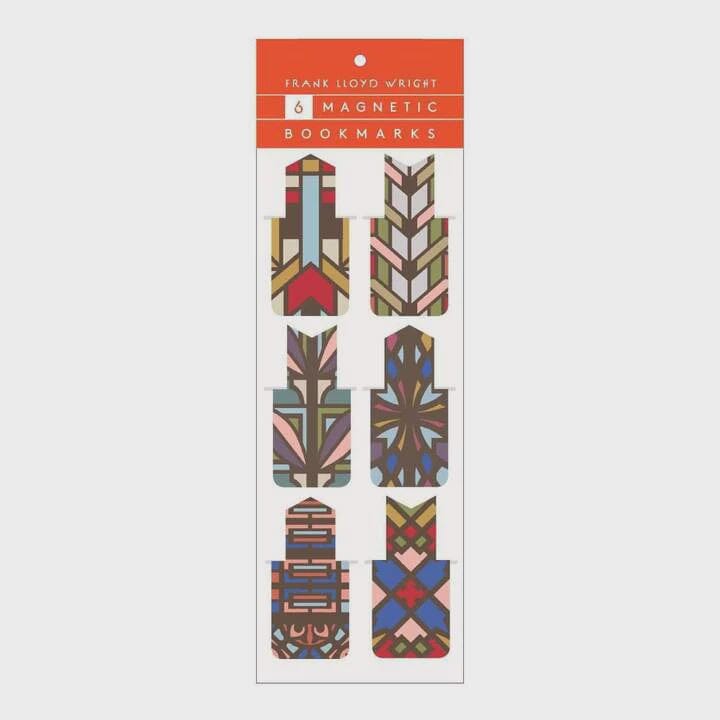 Frank Lloyd Magnetic Bookmark Set Stationery Not specified 