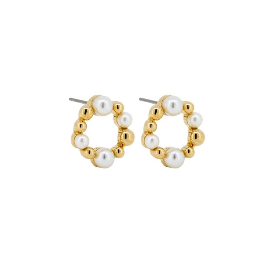 Gold and Pearl Garland Earrings Jewellery Tiger Tree 