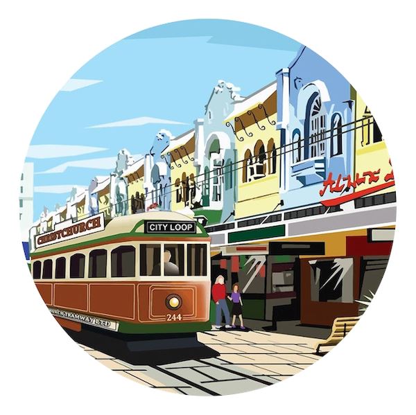 Ira Mitchell Decal - Christchurch City Tram