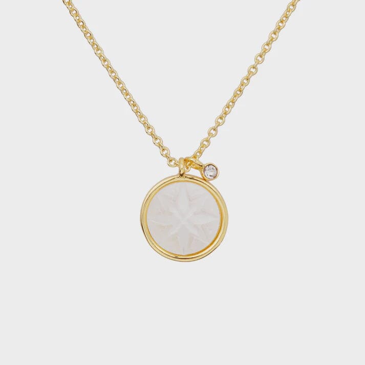 Matariki Whetu Necklace - Gold Jewellery Little Taonga 