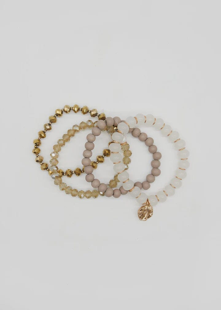 Metallic Bracelets - Set of 4