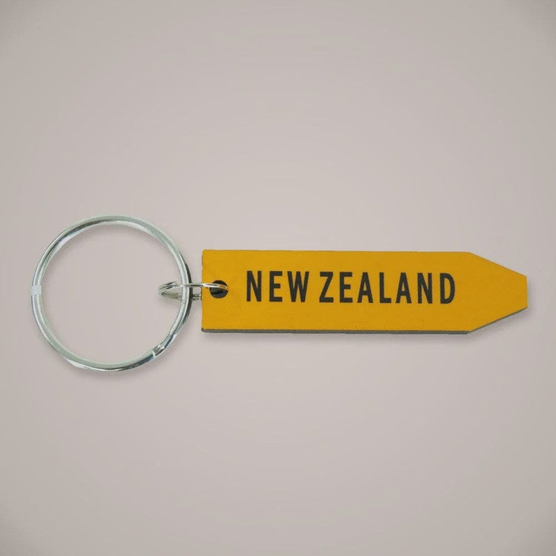 New Zealand Road Sign Keyring