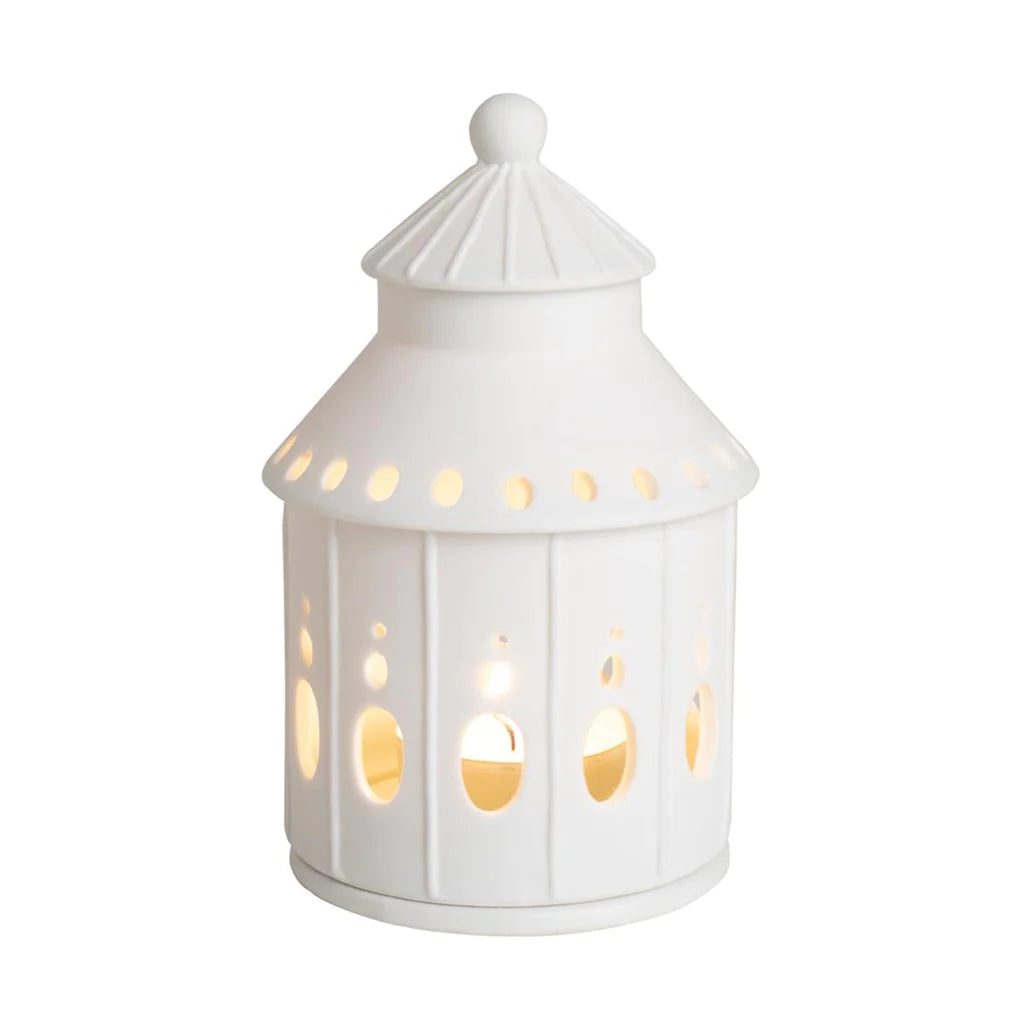 Porcelain Tealight House - Fairy Castle Lighting Rader 