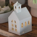 Porcelain Tealight House - Small Chapel