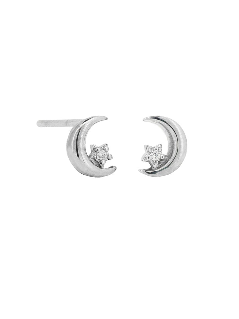 Silver Lune Earrings