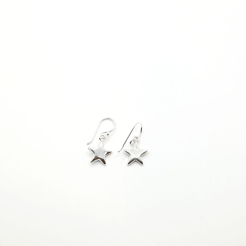 Sterling Silver Solid Star Earrings Jewellery SOME Jewellery 