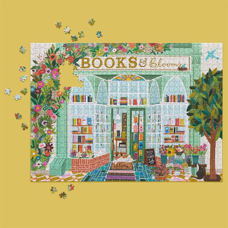 Werkshoppe Jigsaw Puzzle - Books & Blooms puzzle Not specified 