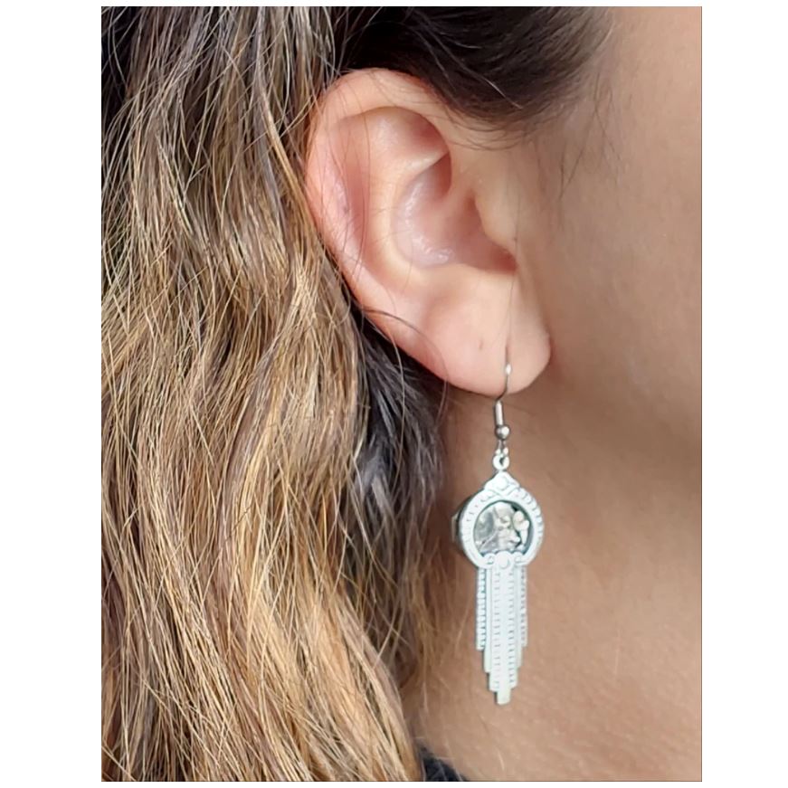 Art Deco waterfall earrings