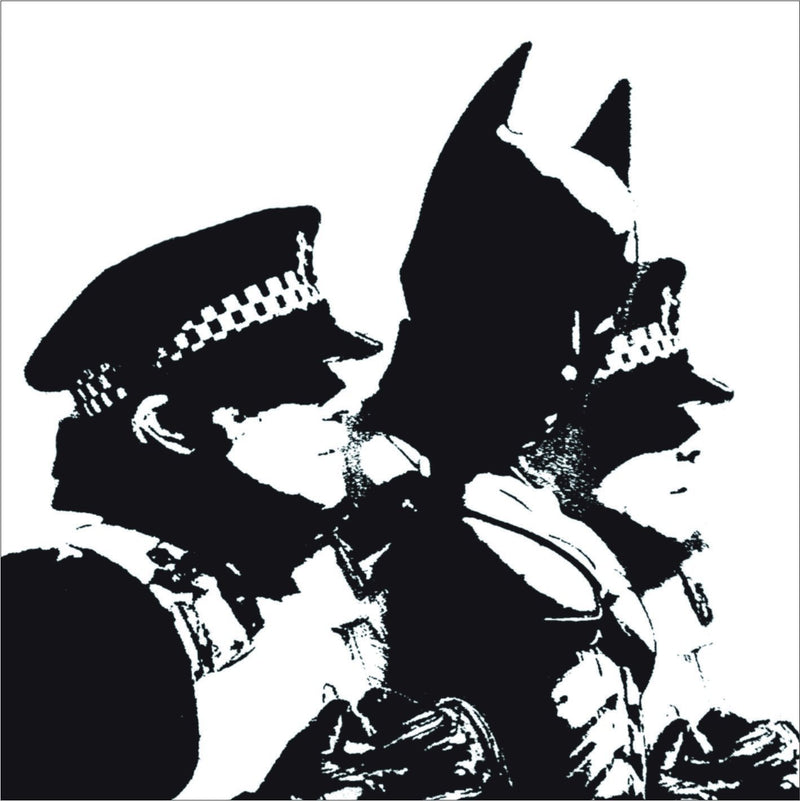 Banksy Batman Police Block