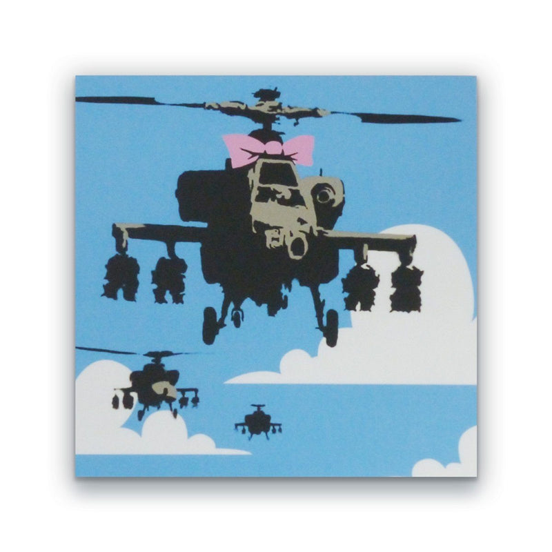 Banksy Helicopter Block