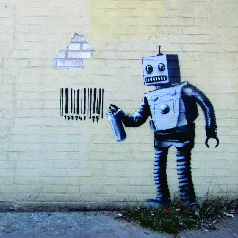 Banksy Robot Block