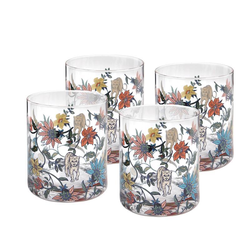 Botswana Botanical Glasses - Set of 4