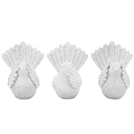 Ceramic Fantails - set of 3