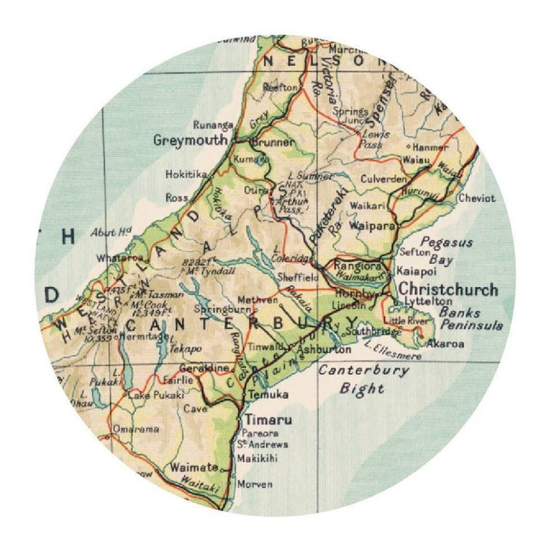 Circle Map Decals - Canterbury