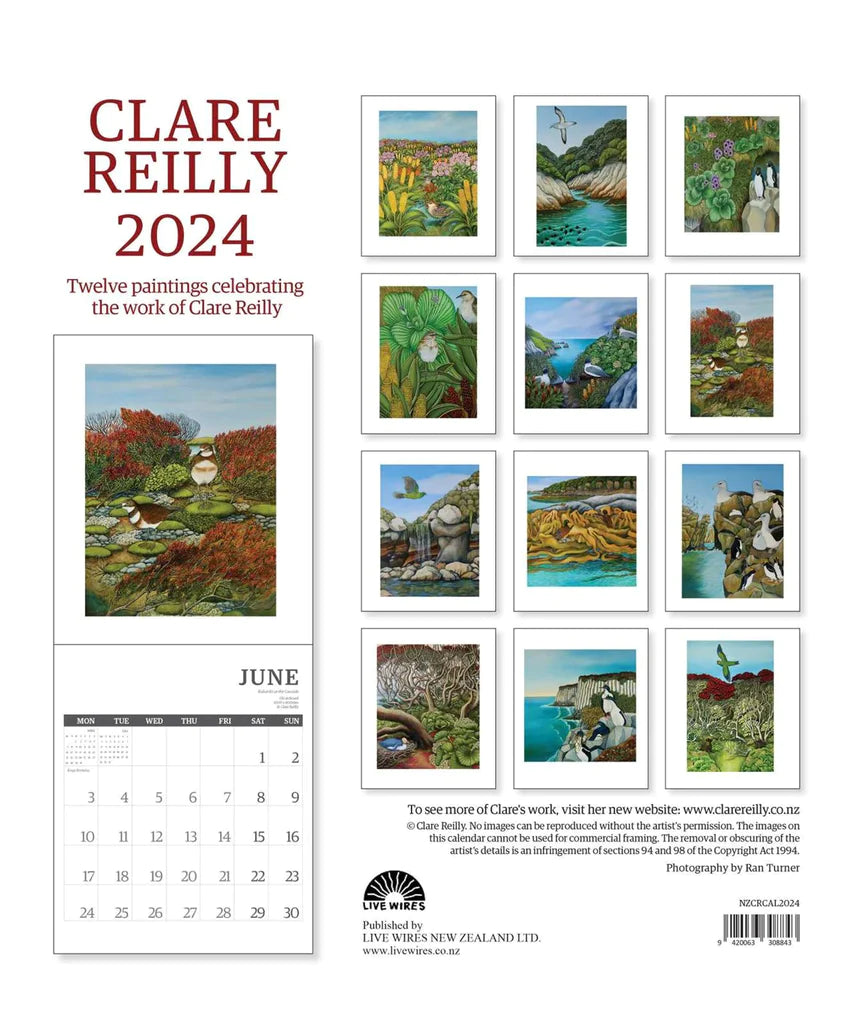 Clare Reilly 2024 Calendar (SALE)