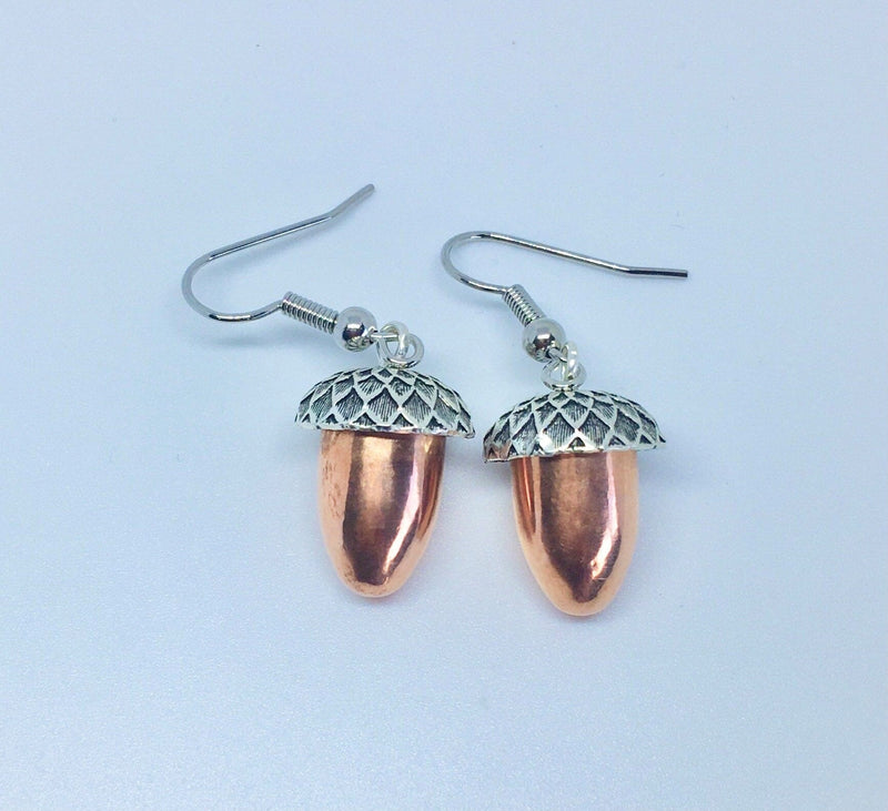 Copperhead Acorn Earrings