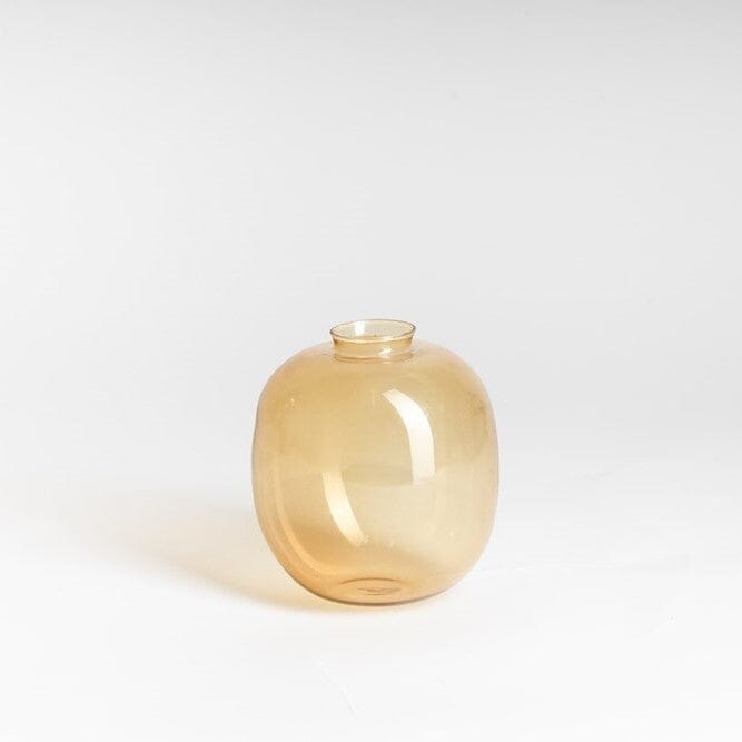 Donny Glass Vase - Amber (SALE)
