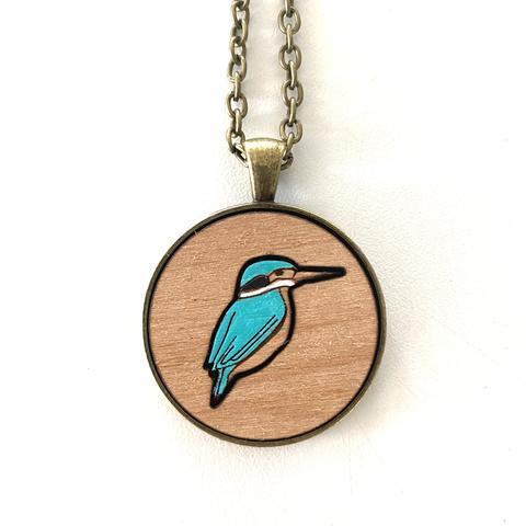 Kingfisher Rimu Pendant