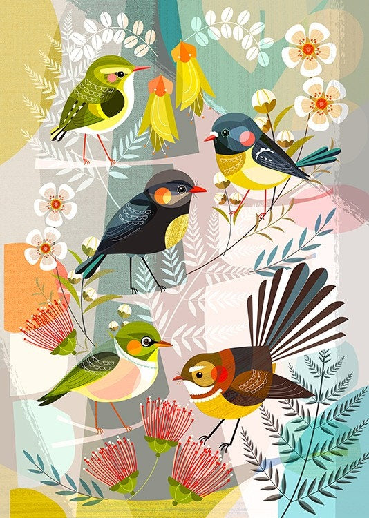 NZ Mini Birds - Ellen Giggenbach