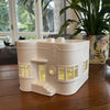 Porcelain Tealight - Art Deco House