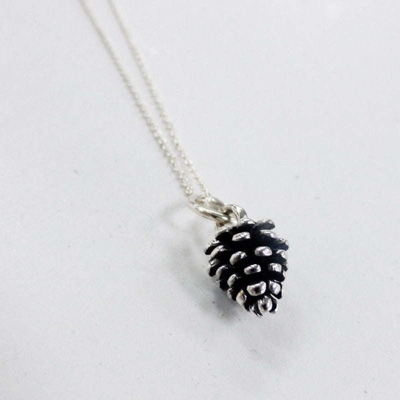 Sterling Silver Pine Cone Necklace