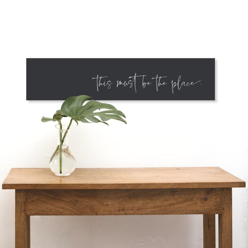 This Must be the Place - steel wall art