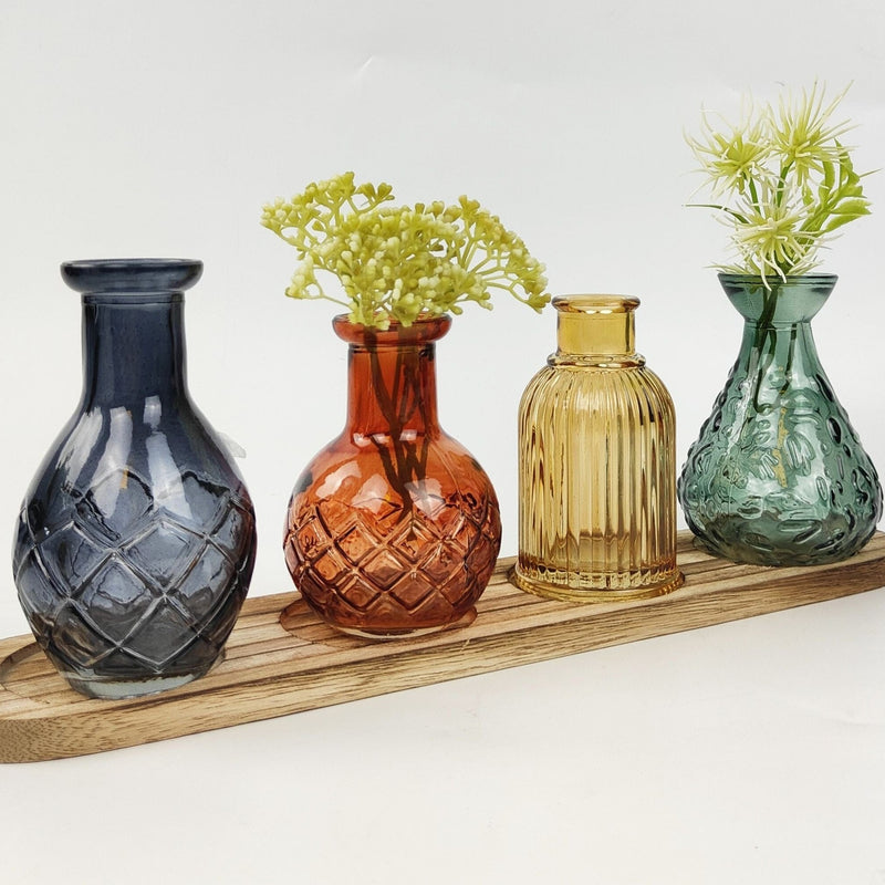 Tommy Glass Vase Set Retro