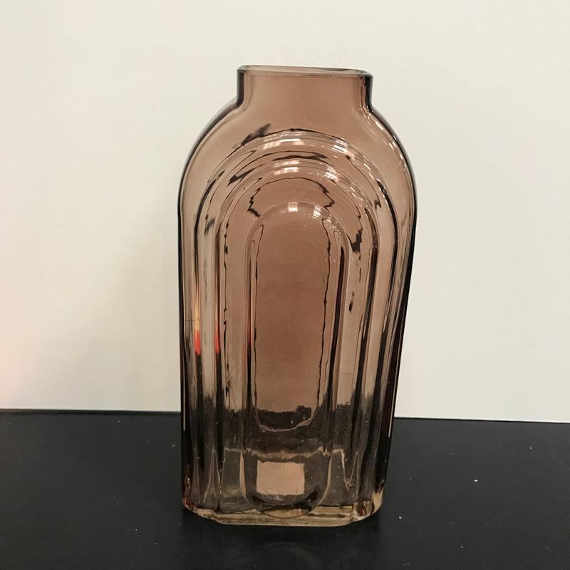 Tommy Tall Glass Vase - Rose
