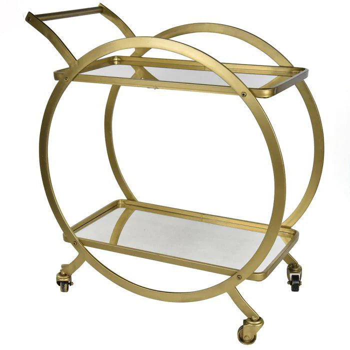 Walter Bar Cart - Gold