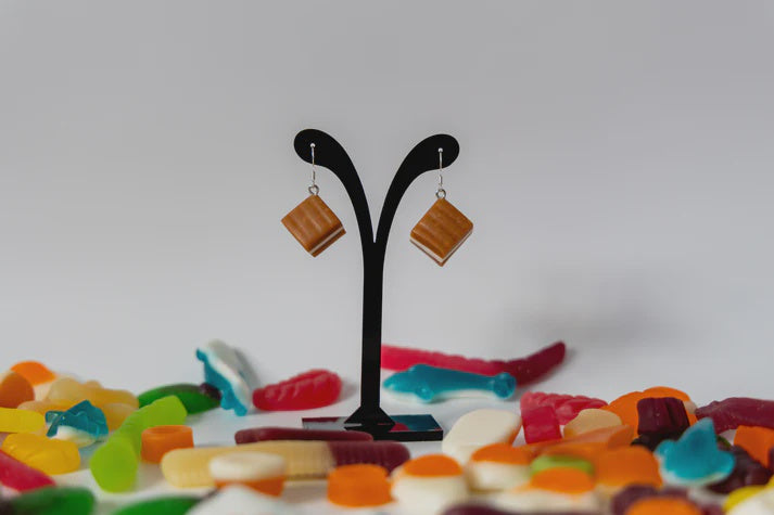 Foodie Clay Earrings - Jersey Caramels