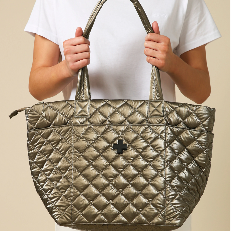 S + G Quilted Tote Bag