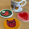 Studio Soph Ceramic Coaster - Thirsty Bitch