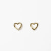 Heart Outline Earrings