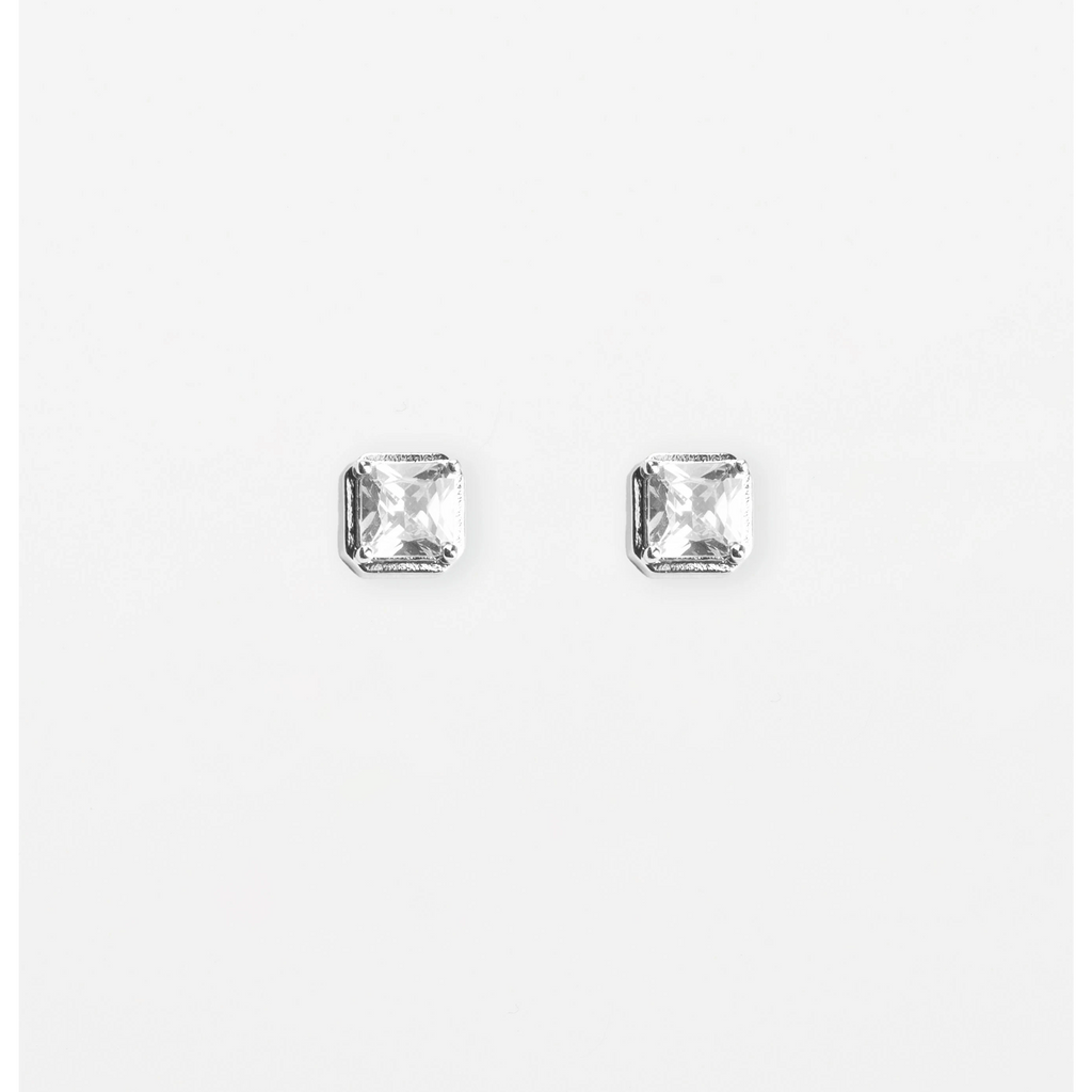 Crystal Square Earrings