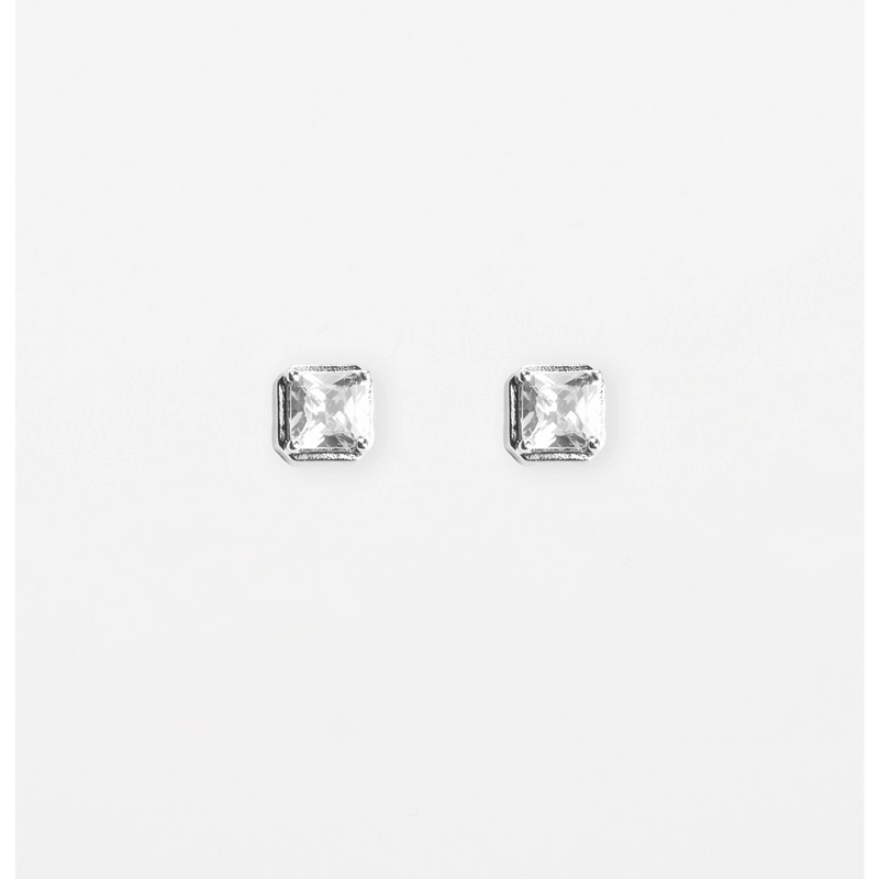 Crystal Square Earrings