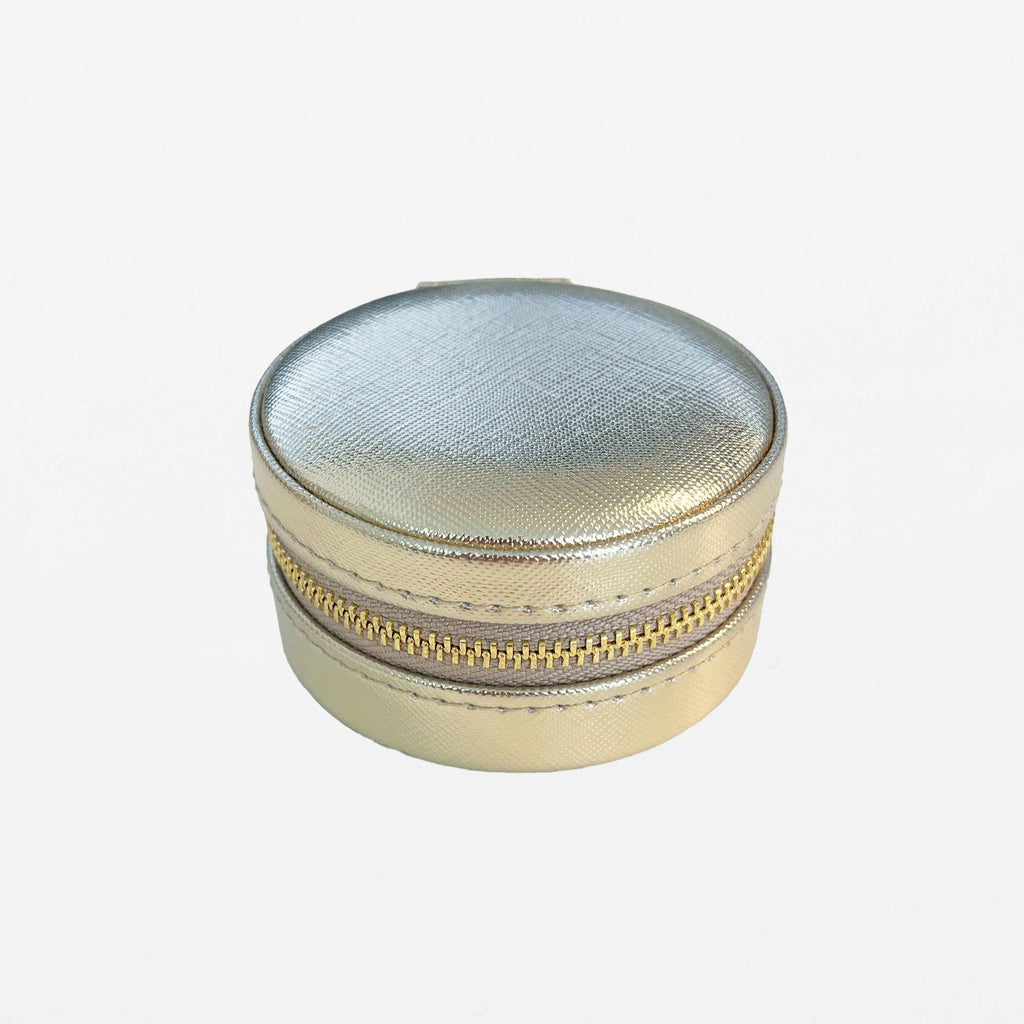 Jewellery Box Round Gold - Small