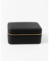Jewellery Box Black Rectangle Large