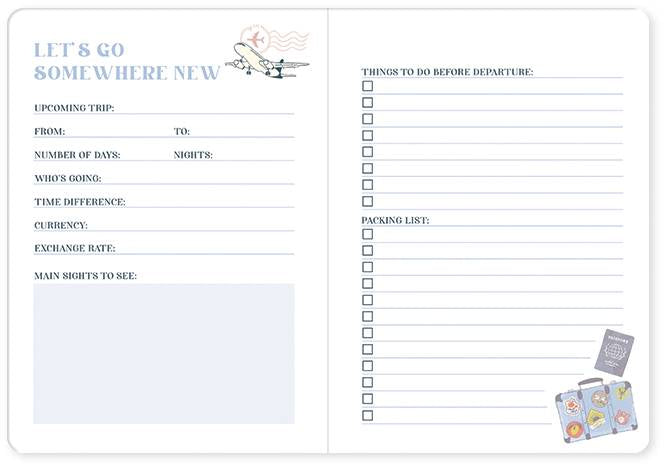 Travel Guided Journal - Molly & Rex