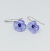 Glass Hydrangea Drop Earrings