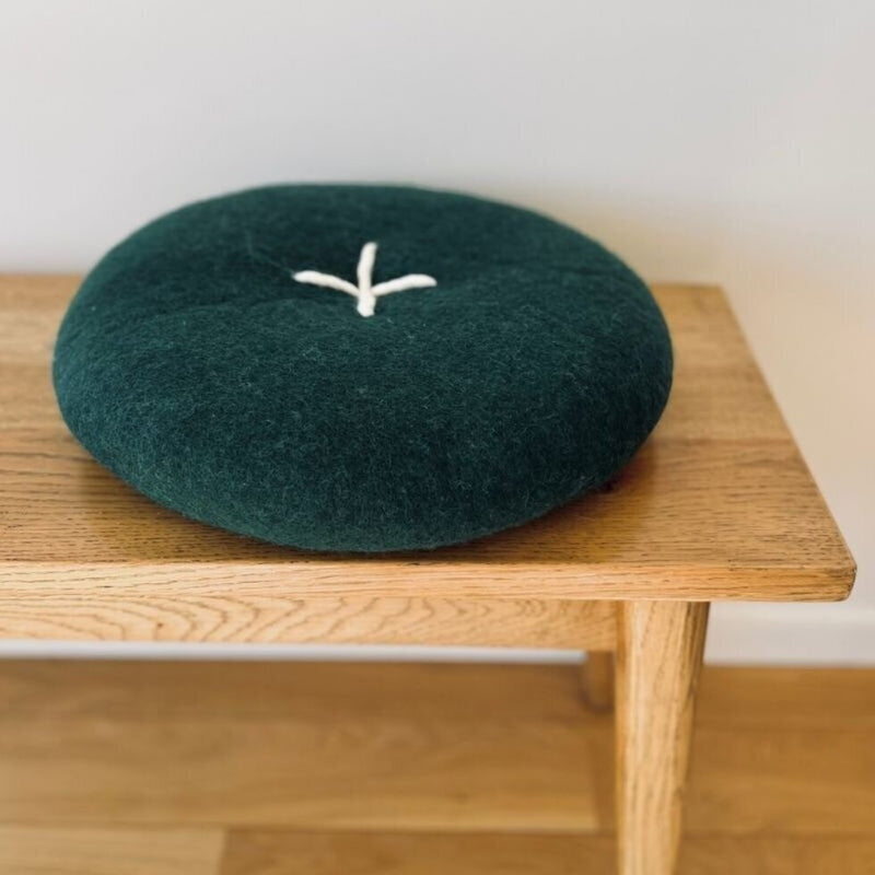 Felt Button Cushion