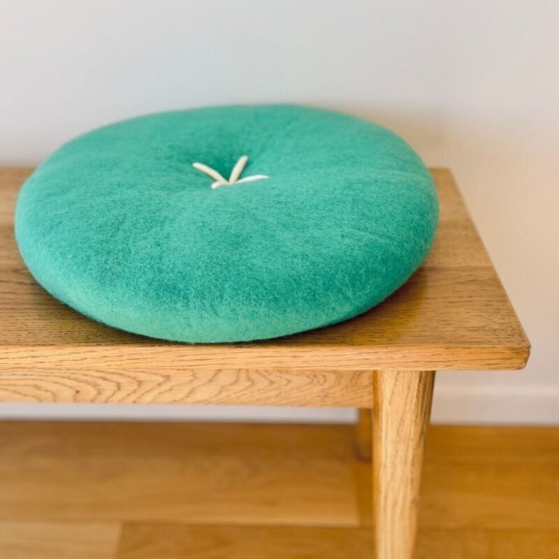 Felt Button Cushion