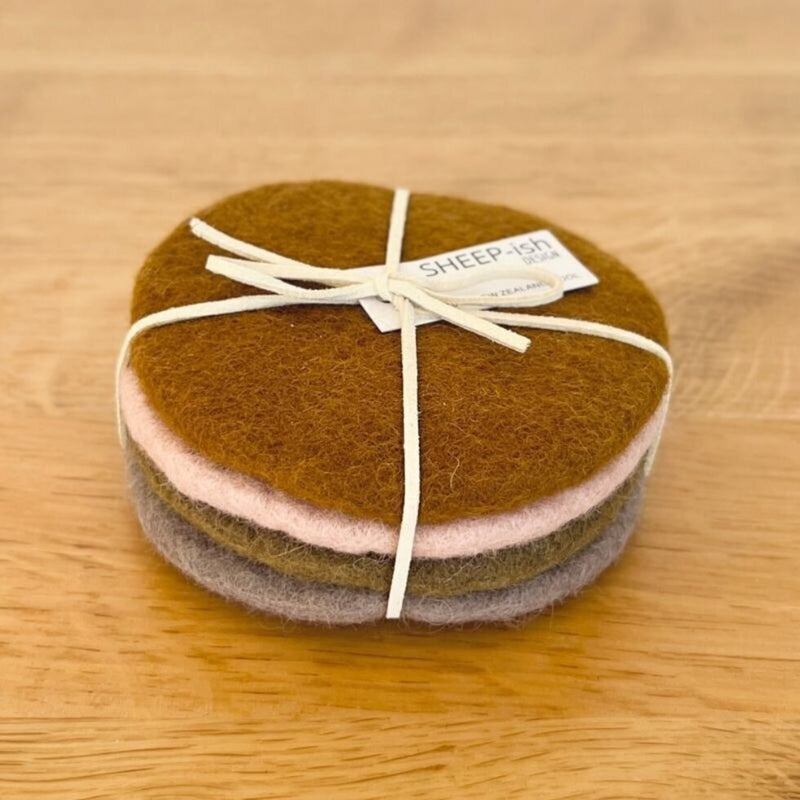 Sheeted Felt Coaster Set